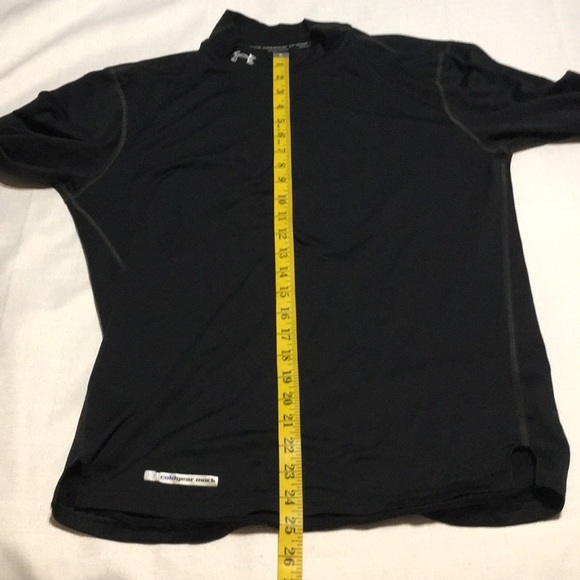 Under armour black coldgear mock neck men’s medium - Picture 5 of 9